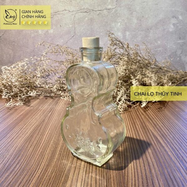 Chai Lọ Thủy Tinh Trang Trí Vintage Quà Tặng, Handmade Decor Xinh Xắn, Đựng Nước Uống