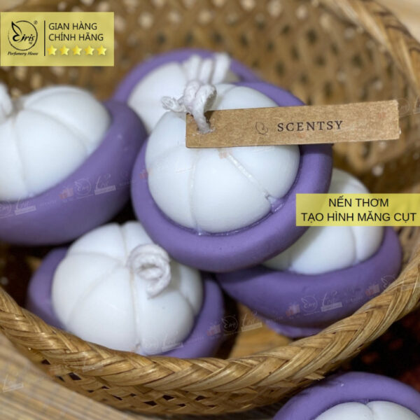 Nến Thơm Tạo Hình Trái Măng Cụt - Hình ảnh 2